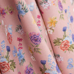Popelín Estampado Flamenca Flor Creto Rosa - Ribes y Casals