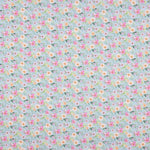Popelín Estampado Flamenca Flor Hawa Azul - Ribes y Casals