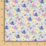 Popelín Estampado Flamenca Flor Hawa Rosa - Ribes y Casals