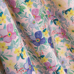 Popelín Estampado Flamenca Flor Hawa Rosa - Ribes y Casals