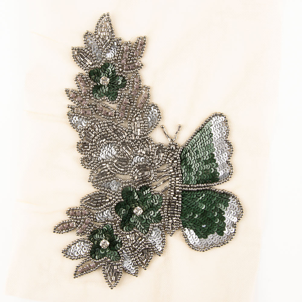 Aplique Pedrería Maud Verde - Ribes y Casals