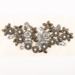 Aplique Pedrería Paola Negro - Ribes y Casals