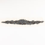 Aplique Pedrería Margot Negro - Ribes y Casals