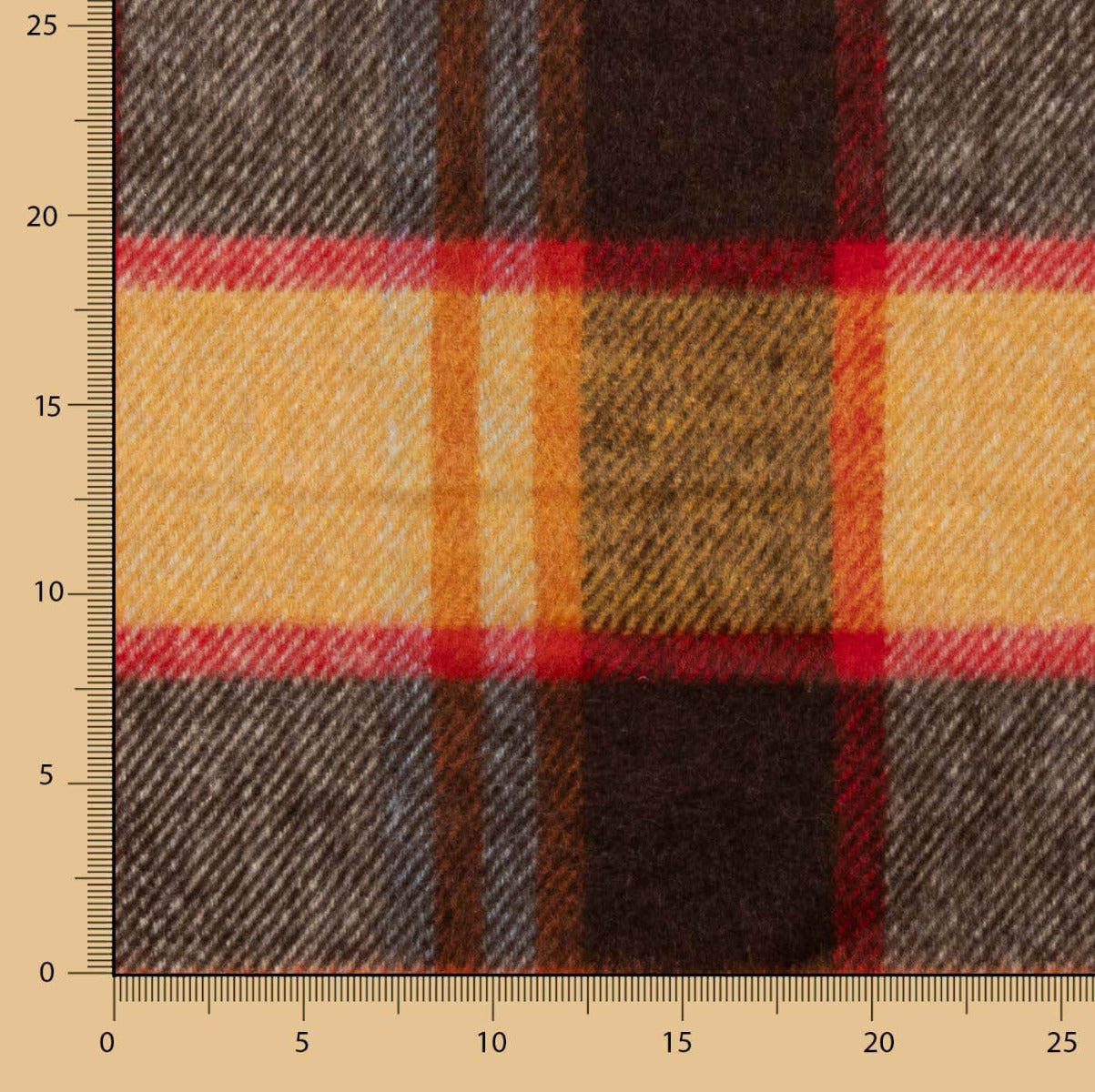 Mouflón Cuadros Checks Mostaza - Ribes y Casals