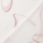 Visillo Bordado Pluma Rosa - Ribes y Casals