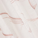 Visillo Bordado Pluma Rosa - Ribes y Casals