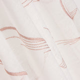 Visillo Bordado Pluma Rosa - Ribes y Casals