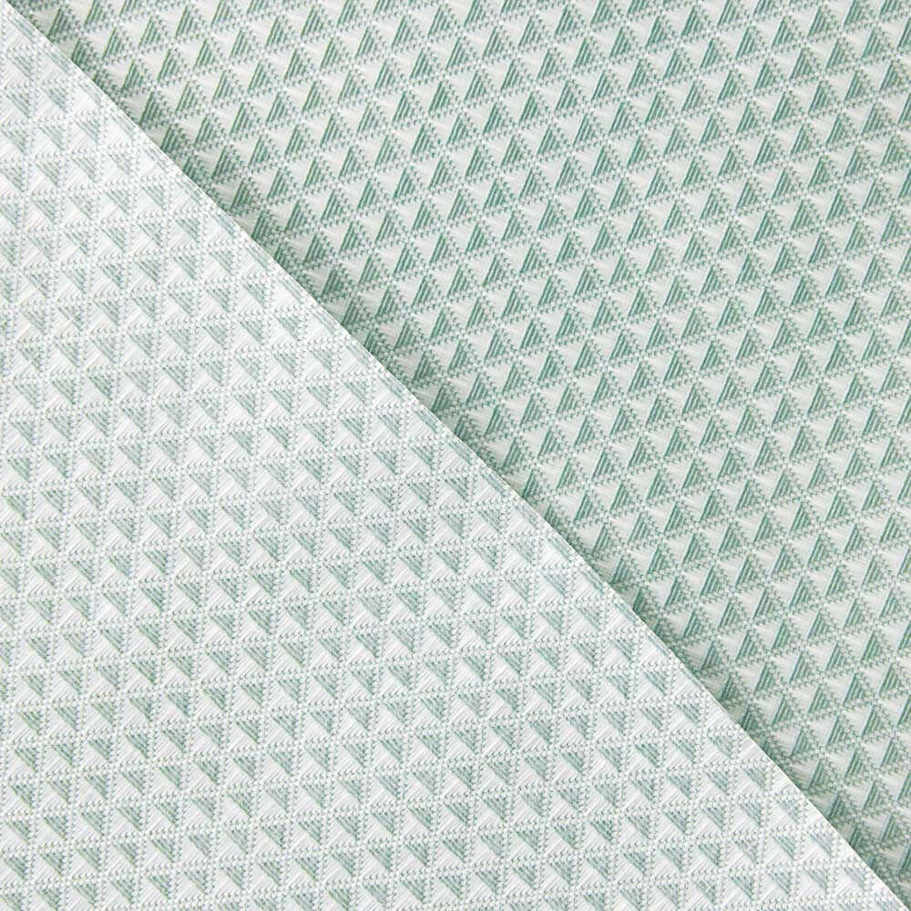 Mantel Resinado Antimanchas Rombo Hikari Verde Agua - Ribes y Casals