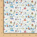 Acolchada Algodón Estilo Liberty con Forro Negro - Ribes y Casals