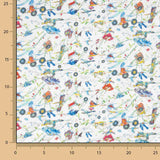 Acolchada Algodón Estilo Liberty con Forro Negro - Ribes y Casals