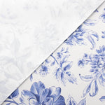 Mantelería Antimanchas Floral Azul Clásico - Ribes y Casals