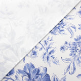 Mantelería Antimanchas Floral Azul Clásico - Ribes y Casals
