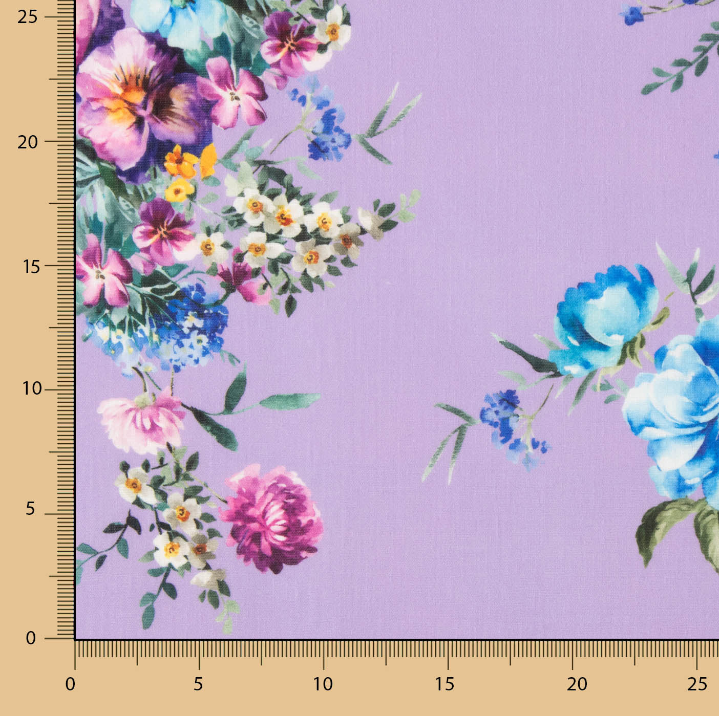 Rústico Estampado Floral Malva - Ribes y Casals