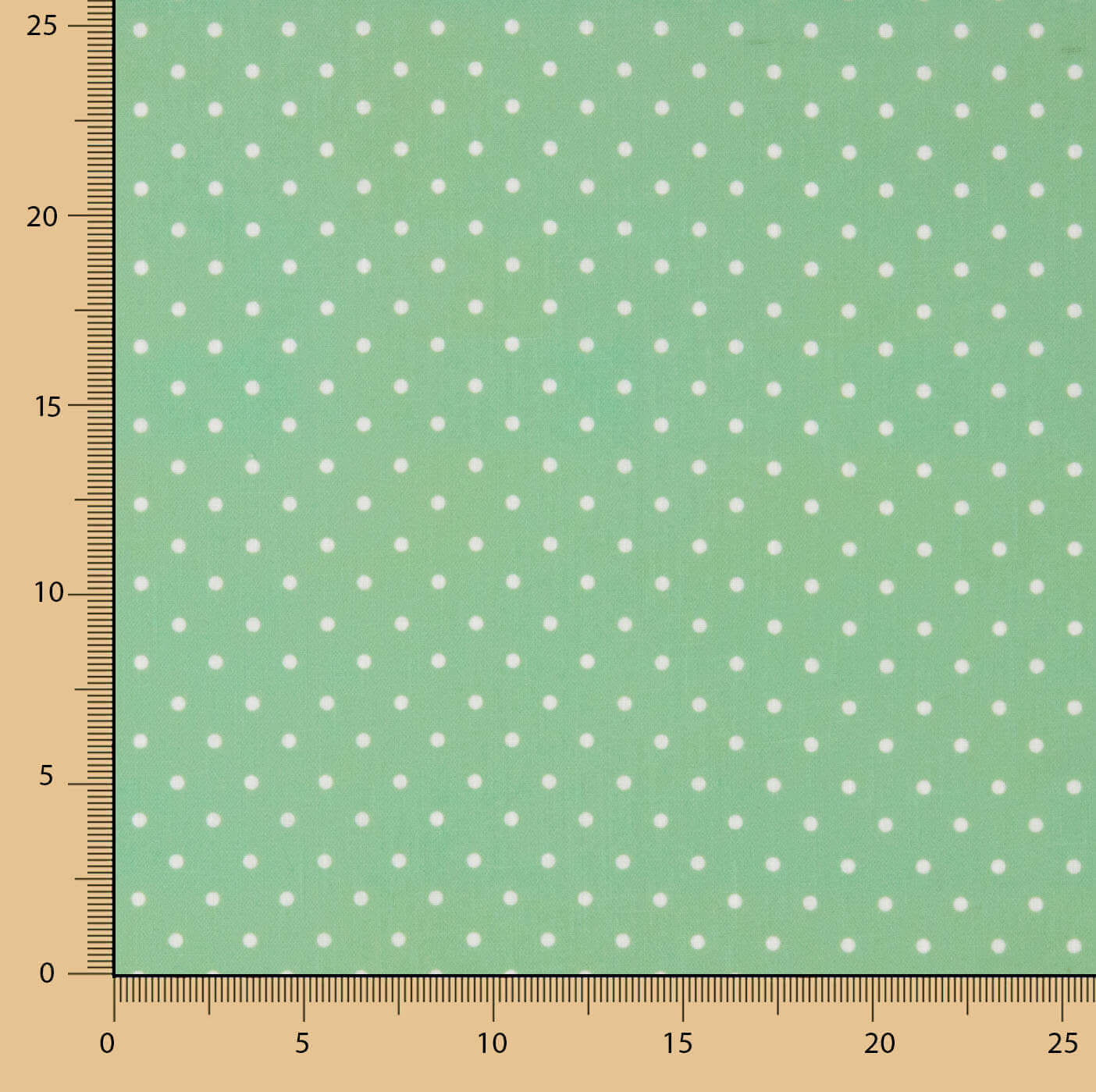 Rústico Estampado Lunar 4mm Verde - Ribes y Casals