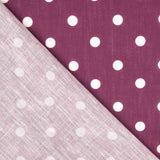 Rústico Estampado Lunar 15mm Burdeos - Ribes y Casals