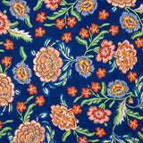 Tela Rústico Estampado Manila Azul - Ribes y Casals