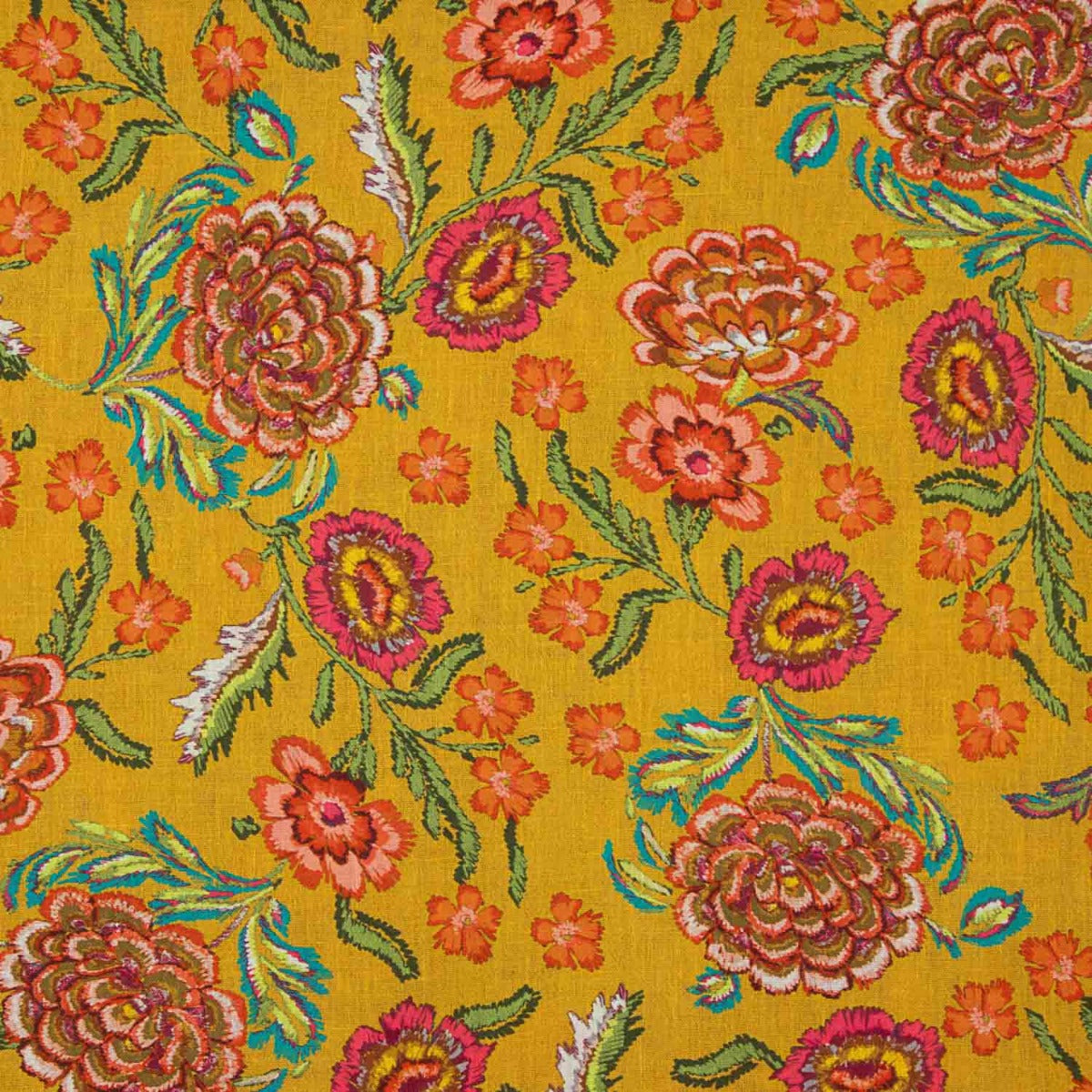 Tela Rústico Estampado Manila Albero - Ribes y Casals