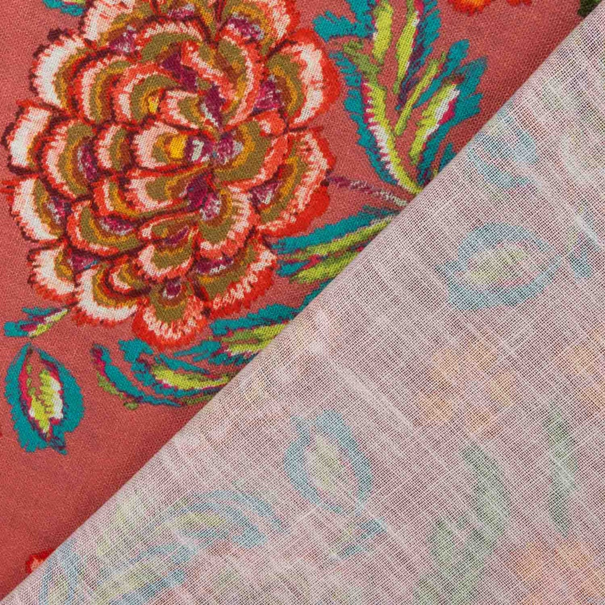 Tela Rústico Estampado Manila Caldera - Ribes y Casals