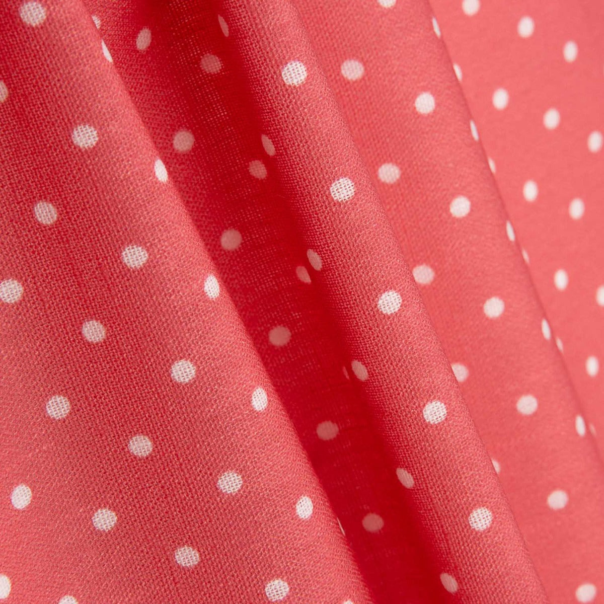 Tela Rústico Estampado Lunar 3mm Coral - Ribes y Casals