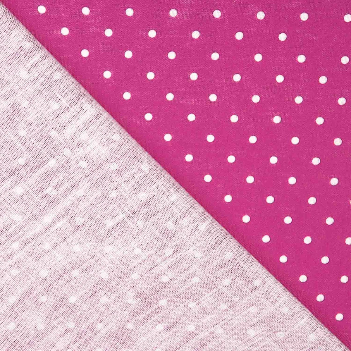 Tela Rústico Estampado Lunar 3mm Fucsia - Ribes y Casals