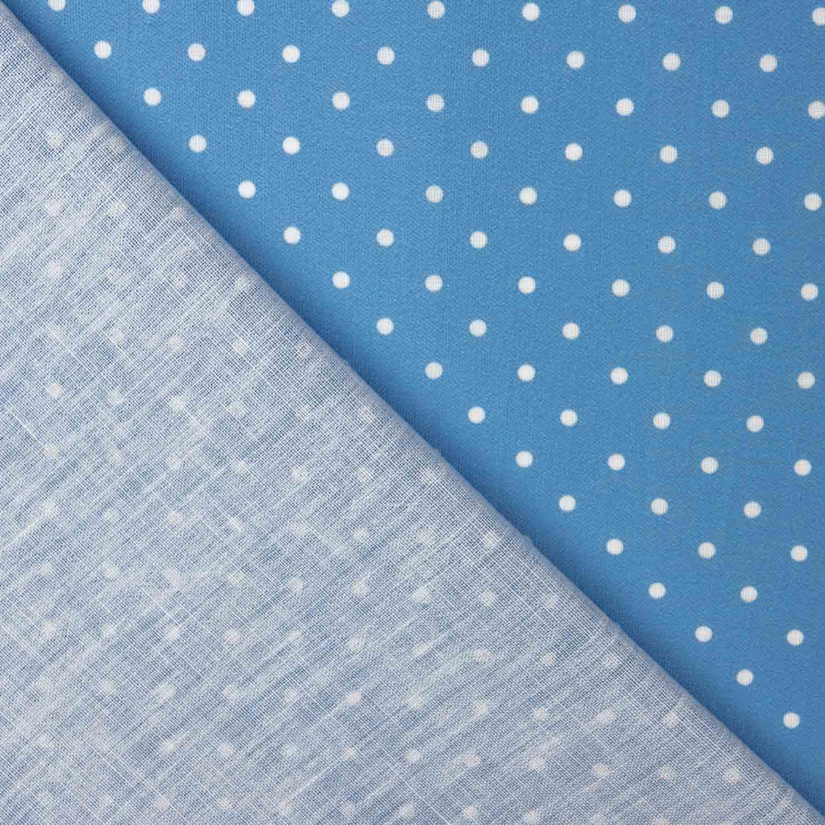 Tela Rústico Estampado Lunar 3mm Azul - Ribes y Casals