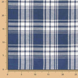 Viyela Cuadro Kansas Azul-Blanco - Ribes y Casals