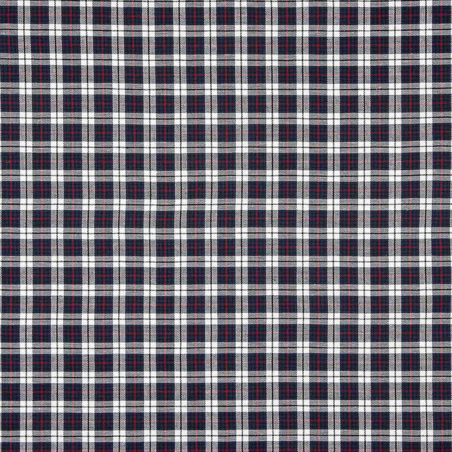 Viyela Cuadro Aberdeen Marino-Burdeos - Ribes y Casals