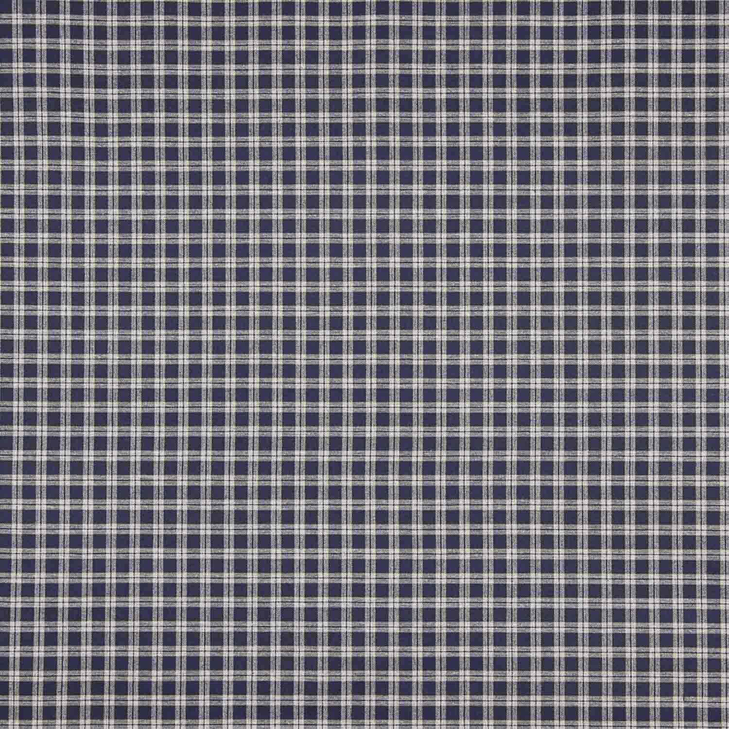 Viyela Cuadro Boston Marino-Gris - Ribes y Casals