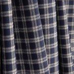 Viyela Cuadro Boston Marino-Gris - Ribes y Casals