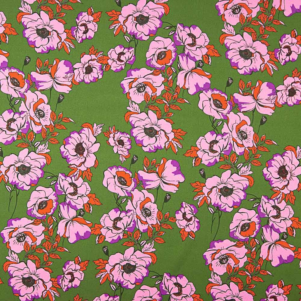 Satén Seda Natural Asti Verde - Ribes y Casals