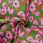 Satén Seda Natural Asti Verde - Ribes y Casals