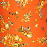 Satén Seda Natural Portofino Coral Intenso - Ribes y Casals