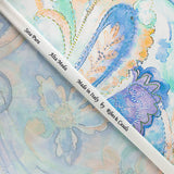 Satén Seda Natural Savona Azul Suave - Ribes y Casals