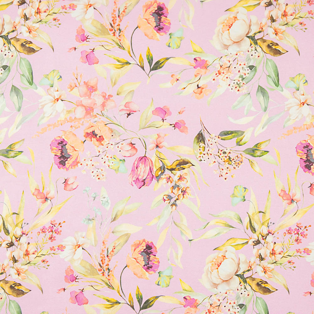 Retal Gasa Seda Natural Cremona Magenta 140x135 cm. - Ribes y Casals