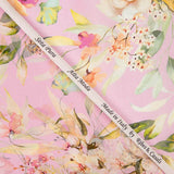 Retal Gasa Seda Natural Cremona Magenta 140x135 cm. - Ribes y Casals