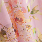 Retal Gasa Seda Natural Cremona Magenta 140x135 cm. - Ribes y Casals