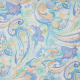 Gasa Seda Natural Savona Azul Suave - Ribes y Casals