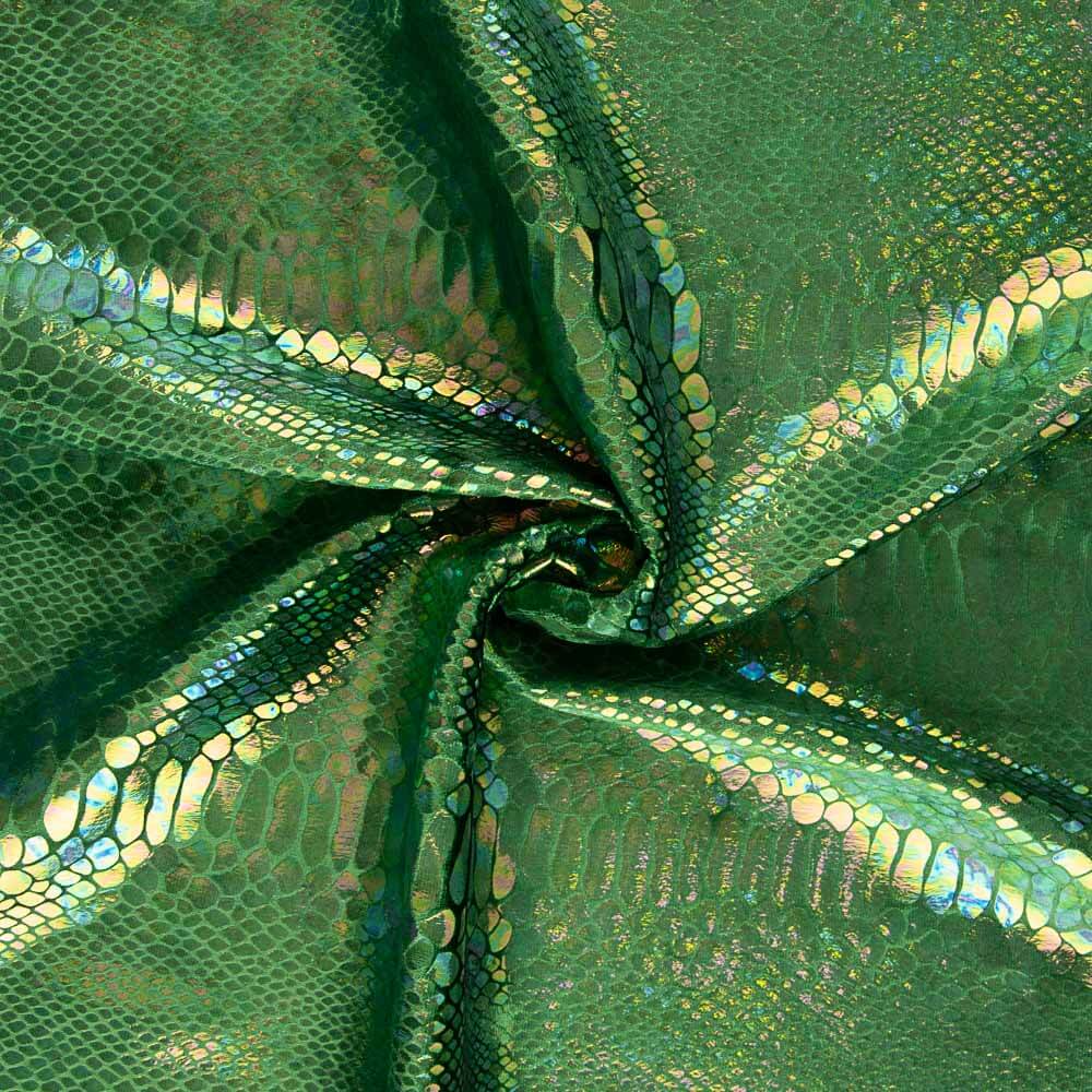 Velvet Spandex Snake Verde - Ribes y Casals
