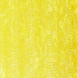 Velvet Spandex Snake Amarillo - Ribes y Casals
