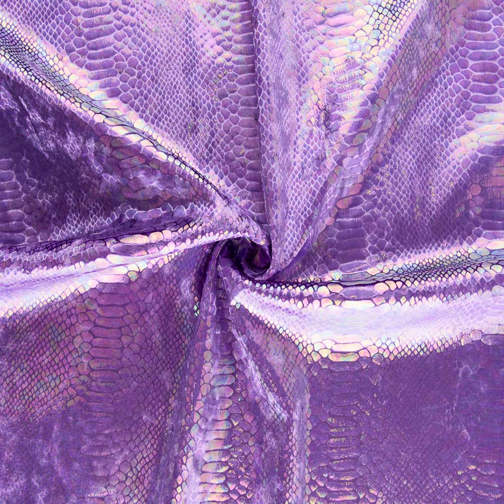Velvet Spandex Snake Morado - Ribes y Casals