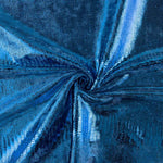 Velvet Spandex Lizard Azul Royal - Ribes y Casals