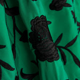 Mantón Bordado Negro Tencel Esmeralda - Ribes y Casals