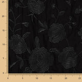 Mantón Bordado Tencel Negro - Ribes y Casals