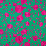 Mantón Bordado Fucsia Tencel Esmeralda - Ribes y Casals