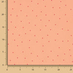 Crep Poliéster Mucha Caída Lunar Mini Coral - Ribes y Casals