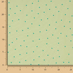 Crep Poliéster Mucha Caída Lunar Mini Verde - Ribes y Casals