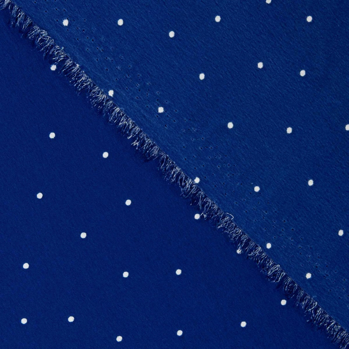 Crep Poliéster Mucha Caída Lunar Mini Azulina - Ribes y Casals