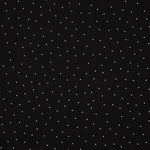 Crep Poliéster Mucha Caída Lunar Mini Negro - Ribes y Casals