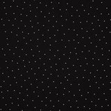 Crep Poliéster Mucha Caída Lunar Mini Negro - Ribes y Casals