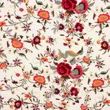 Crep Poliéster Mucha Caída Estampado Mantón Crudo - Ribes y Casals